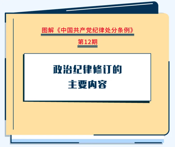 【黨紀學習教育】政治紀律修訂的主要內(nèi)容